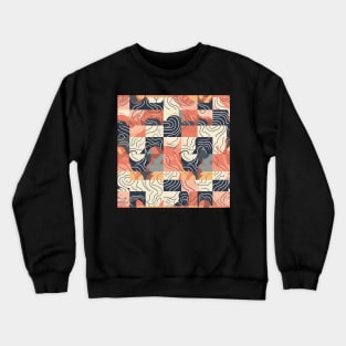 Brilliant abstraction - Abstract Mindset Seamless Pattern Crewneck Sweatshirt